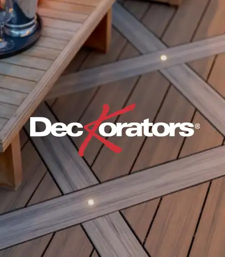 Armadillo Decking example with logo watermark
